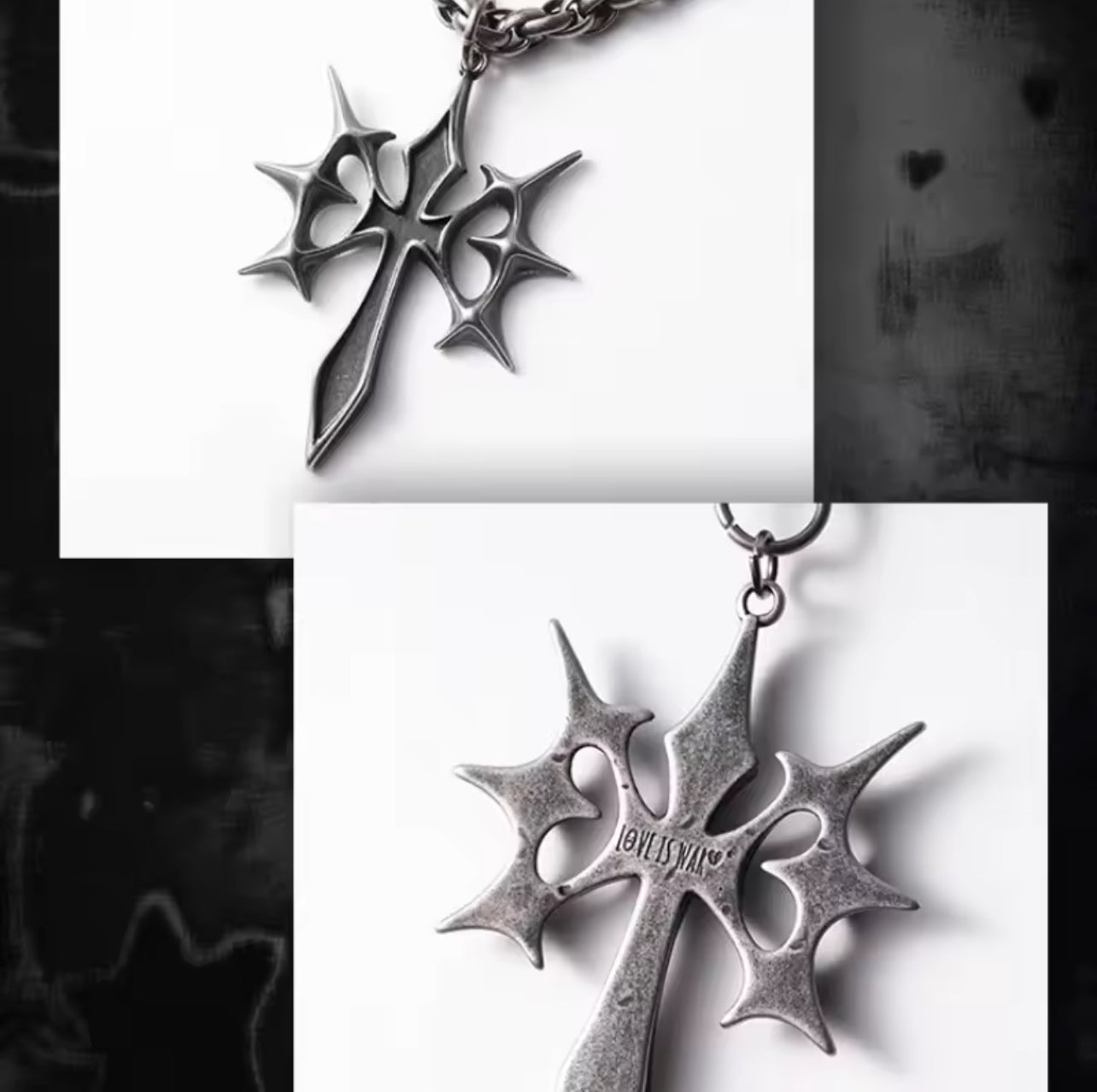 Love Is War Necklace